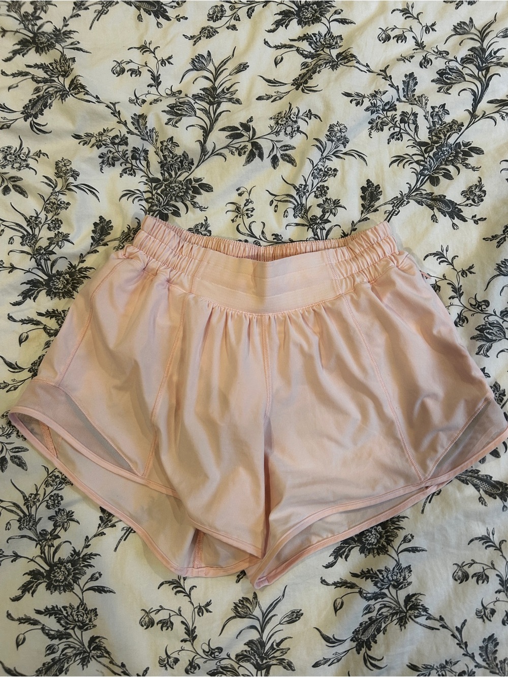 lululemon athletica pastel pink athletic shorts